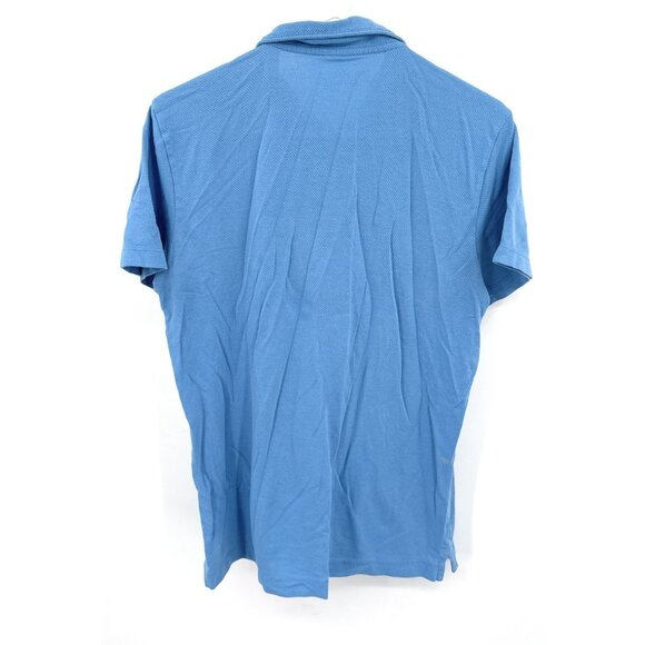 Mack Weldon Polo Shirt Mens Size Medium Blue Vented Short Sleeve Golf - Picture 3 of 4